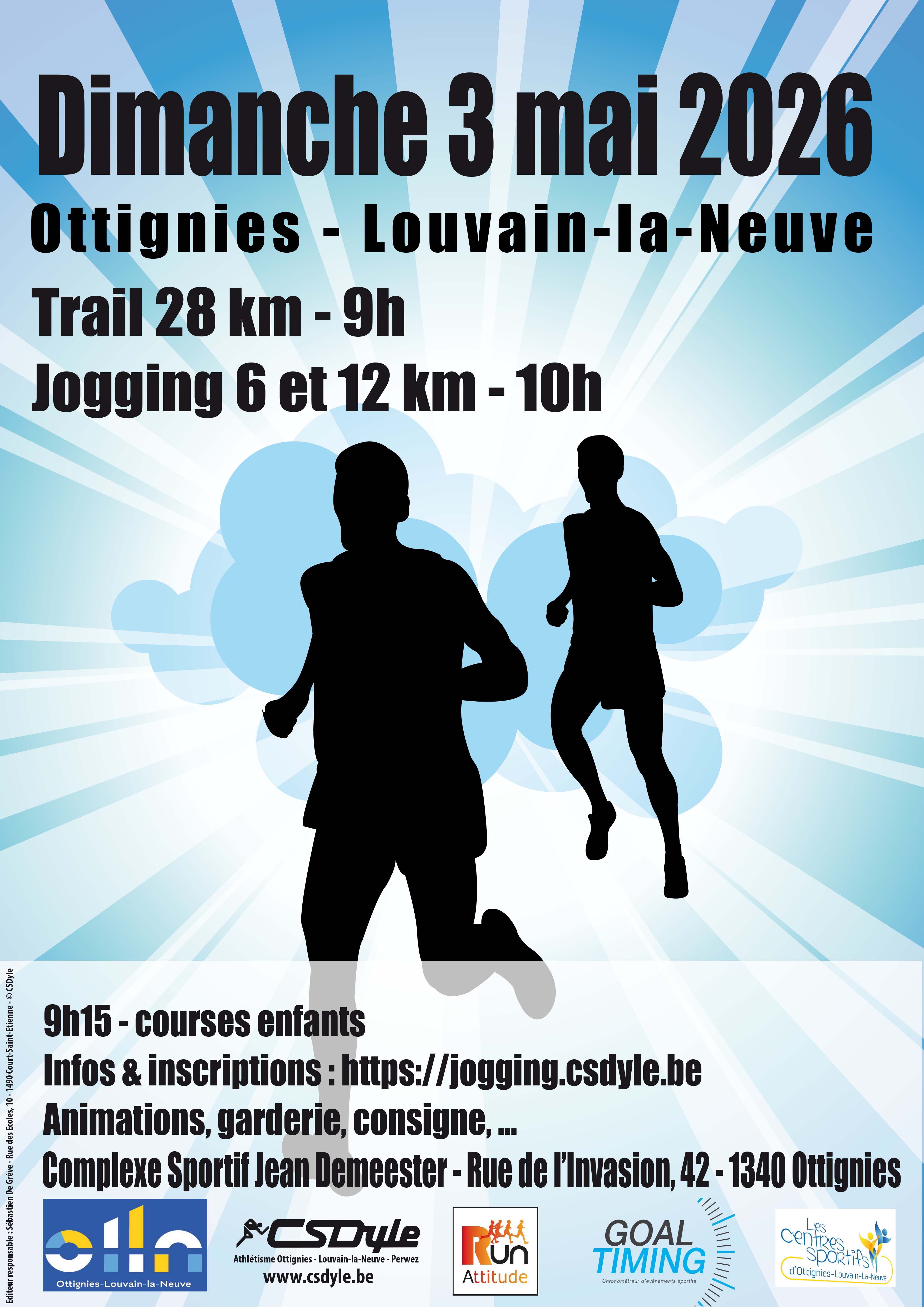 Affiche jogging ottignies 03-05-2026